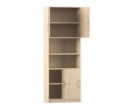 Flexeo Schiebetrenschrank, unten & oben je 2 Fcher = 6 Ordnerhhen