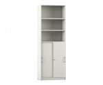 Flexeo Schiebetürenschrank, 6 Fächer = 6 Ordnerhöhen  (Zoom)