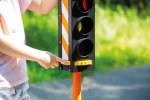 TopPlay Ampel kinderleichte, mechanische Einstellung der Ampelphasen per Drehrad (Zoom)