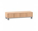 Flexeo Regal PRO, Stahlrahmen, 4 Reihen, 8 Boxen Gr. S  (Zoom)