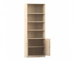 Flexeo Kombi-Schrank, unten Drehtren, oben 4 Fcher = 6 Ordnerhhen