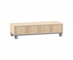 Flexeo Regal PRO, Stahlrahmen, 4 Reihen, 4 Boxen Gr. M  (Zoom)