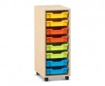 Flexeo Regal PRO, 1 Reihe, 8 Boxen Gr. S
