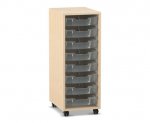 Flexeo Regal PRO, 1 Reihe, 8 Boxen Gr. S  (Zoom)