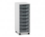 Flexeo Regal PRO, 1 Reihe, 8 Boxen Gr. S  (Zoom)