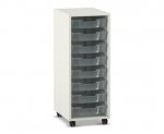 Flexeo Regal PRO, 1 Reihe, 8 Boxen Gr. S  (Zoom)