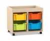 Flexeo Regal PRO, 2 Reihen, 4  ...