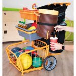 TopPlay Getränkespender inkl. passender Halterung zur schnellen Montage am Multi-Flex-Trolley (Zoom)