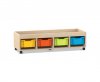 Flexeo Regal PRO, 4 Reihen, 4  ...