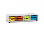 Flexeo Regal PRO, 4 Reihen, 8 Boxen Gr. S  (Zoom)