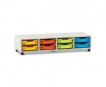 Flexeo Regal PRO, 4 Reihen, 8 Boxen Gr. S  (Zoom)