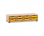 Flexeo Regal PRO, 4 Reihen, 8 Boxen Gr. S  (Zoom)