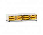 Flexeo Regal PRO, 4 Reihen, 8 Boxen Gr. S  (Zoom)