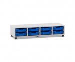 Flexeo Regal PRO, 4 Reihen, 8 Boxen Gr. S  (Zoom)