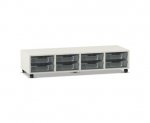 Flexeo Regal PRO, 4 Reihen, 8 Boxen Gr. S  (Zoom)