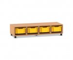 Flexeo Regal PRO, 4 Reihen, 4 Boxen Gr. M  (Zoom)