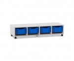 Flexeo Regal PRO, 4 Reihen, 4 Boxen Gr. M  (Zoom)