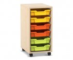 Flexeo Regal PRO, 1 Reihe, 6 Boxen Gr. S