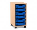 Flexeo Regal PRO, 1 Reihe, 6 Boxen Gr. S  (Zoom)