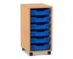 Flexeo Regal PRO, 1 Reihe, 6 Boxen Gr. S  (Zoom)
