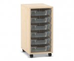 Flexeo Regal PRO, 1 Reihe, 6 Boxen Gr. S  (Zoom)