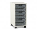Flexeo Regal PRO, 1 Reihe, 6 Boxen Gr. S  (Zoom)