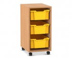 Flexeo Regal PRO, 1 Reihe, 3 Boxen Gr. M  (Zoom)