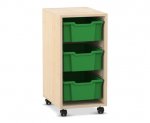 Flexeo Regal PRO, 1 Reihe, 3 Boxen Gr. M  (Zoom)