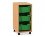 Flexeo Regal PRO, 1 Reihe, 3 Boxen Gr. M  (Zoom)