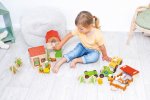 beleduc Meine kleine Welt Bauernhof Set umfangreiches Bauernhof-Spielset aus Holz (Zoom)