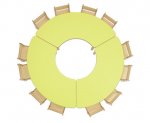 Betzold Baccus Segmenttisch Baccus Segmenttisch 4 (Zoom)