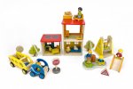 beleduc Meine kleine Welt Stadt Set umfangreiches Holz-Spielset zum Thema Stadt (Zoom)