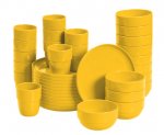 Betzold BLANDAS Melamin-Geschirr Basic-Set, 36-teilig