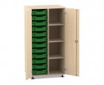 Flexeo Schrank PRO, 2 Reihen, 12 Boxen Gr. S, 4 Fächer rechts, 2 Türen  (Zoom)