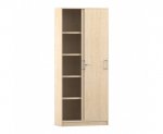 Flexeo Schiebetren-Schrank, 5 Fcher = 5 Ordnerhhen