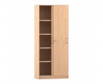 Flexeo Schiebetüren-Schrank, 5 Fächer = 5 Ordnerhöhen  (Zoom)