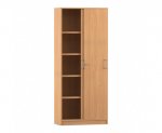 Flexeo Schiebetüren-Schrank, 5 Fächer = 5 Ordnerhöhen  (Zoom)