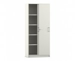 Flexeo Schiebetüren-Schrank, 5 Fächer = 5 Ordnerhöhen  (Zoom)