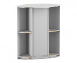 Flexeo Eckschrank, 4 Fächer, 1 Tür  (Zoom)
