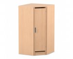 Flexeo Garderoben-Eckschrank Armadio, 1 Tür, mit Fachboden, Höhe 130,4 cm  (Zoom)