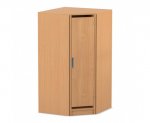 Flexeo Garderoben-Eckschrank Armadio, 1 Tür, mit Fachboden, Höhe 130,4 cm  (Zoom)