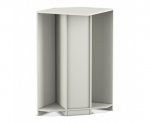Flexeo Garderoben-Eckschrank Armadio, 1 Tür, mit Fachboden, Höhe 130,4 cm  (Zoom)