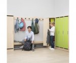 Flexeo Garderoben-Eckschrank Armadio, 1 Tür, mit Fachboden, Höhe 154,8 cm  (Zoom)