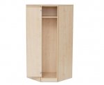 Flexeo Garderoben-Eckschrank Armadio, 1 Tür, mit Fachboden, Höhe 154,8 cm  (Zoom)