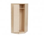 Flexeo Garderoben-Eckschrank Armadio, 1 Tür, mit Fachboden, Höhe 154,8 cm  (Zoom)