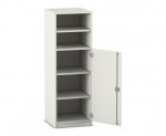 Flexeo Schrank, 5 Fächer, 1 Halbtür, Breite 48,1 cm  (Zoom)
