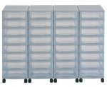 Flexeo Container-System 4 Reihen, 32 kleine Boxen