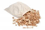 Dusyma Steckbausteine Holz 1000er Pack