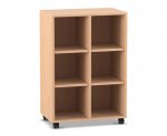 Flexeo Regal, 2 Reihen, 6 Fächer, H x B x T: 98 x 66,5 x 40,8 cm  (Zoom)