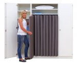 Flexeo Liegepolsterschrank für 9 Liegepolster, 16 breite Fächer, 2 Türen  (Zoom)